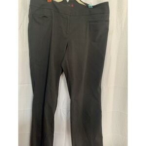 Lane Bryant Dress Pants Womens Size 4 Black Pockets Stretch